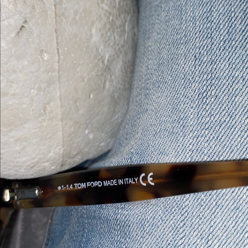 TOM FORD TORTOISE FRAMES EYEGLASSES WITH CASE - image 5